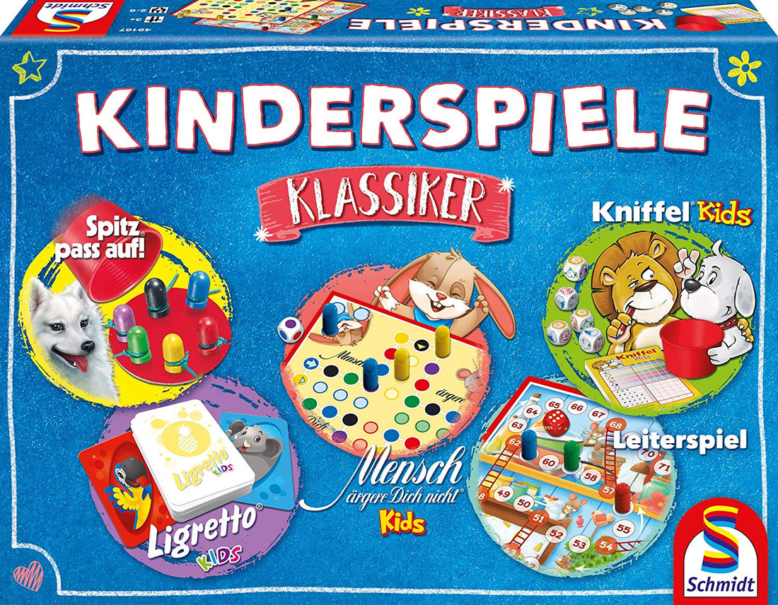 Kinderspiele Klassiker zusammenfassen