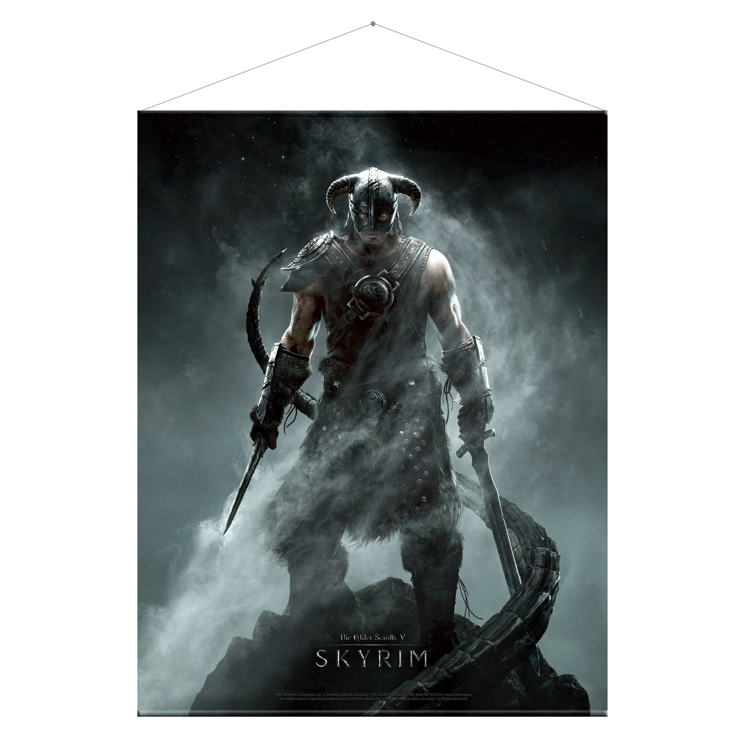 Skyrim Wallscroll Wandposter Dragonborn