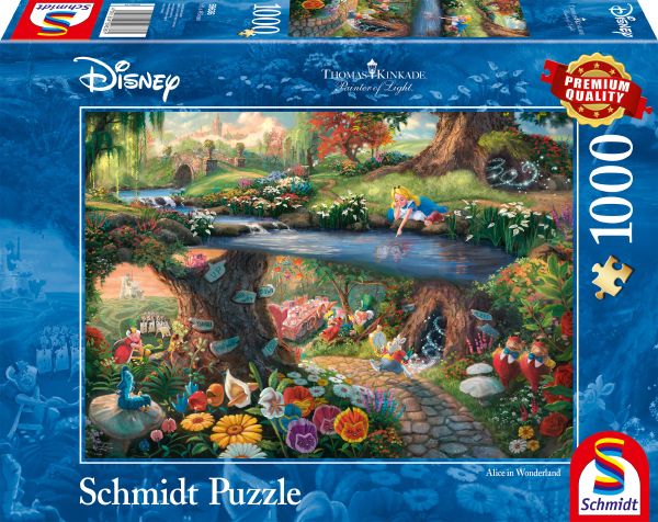 Disney Alice Wunderland Puzzle Kinkade