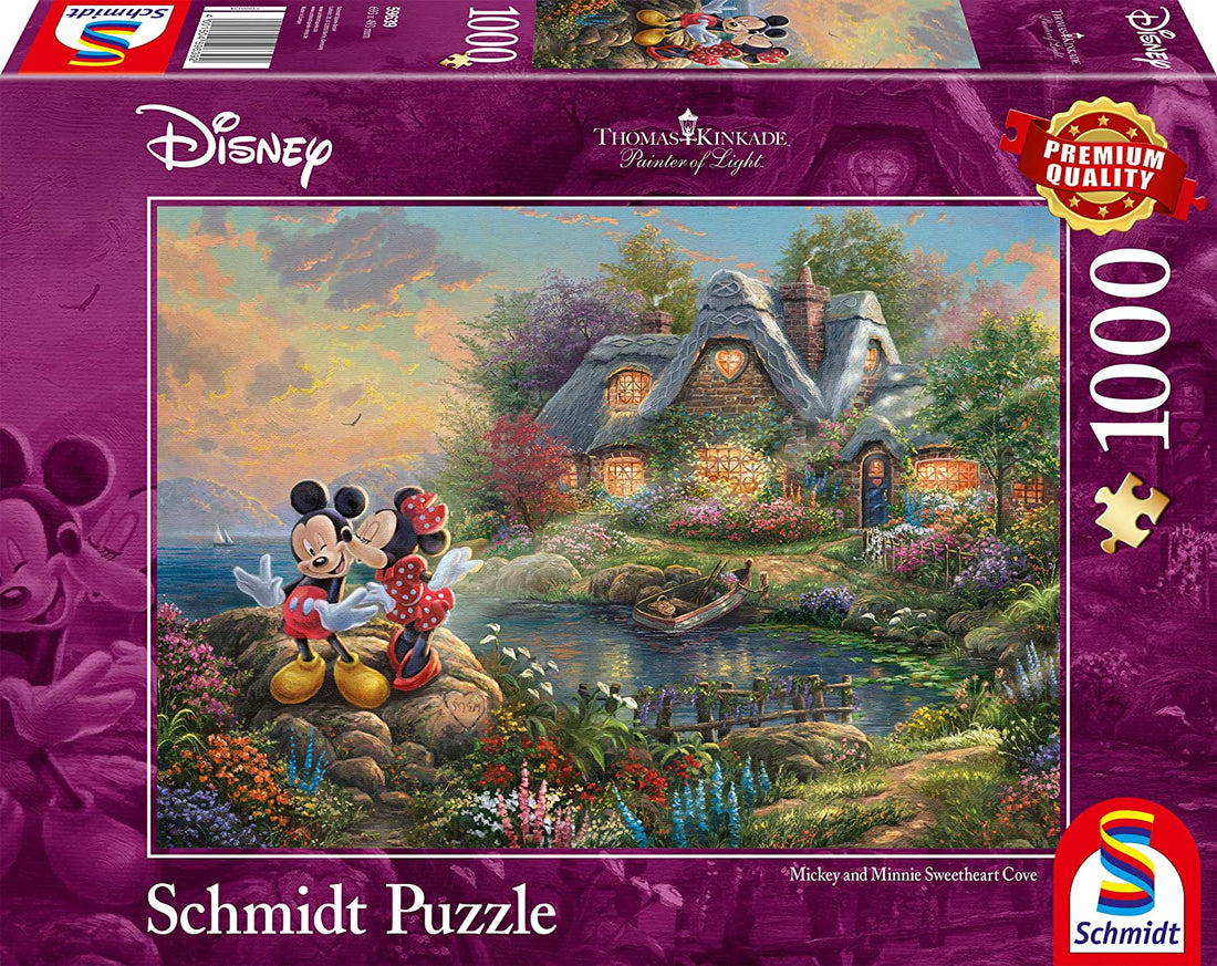 Disney Mickey Minnie Puzzle Kinkade