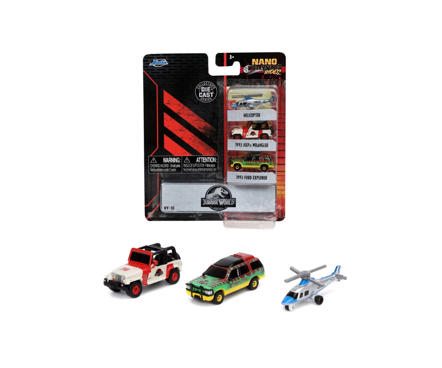 Jada Toys Jurassic Park Nano Cars