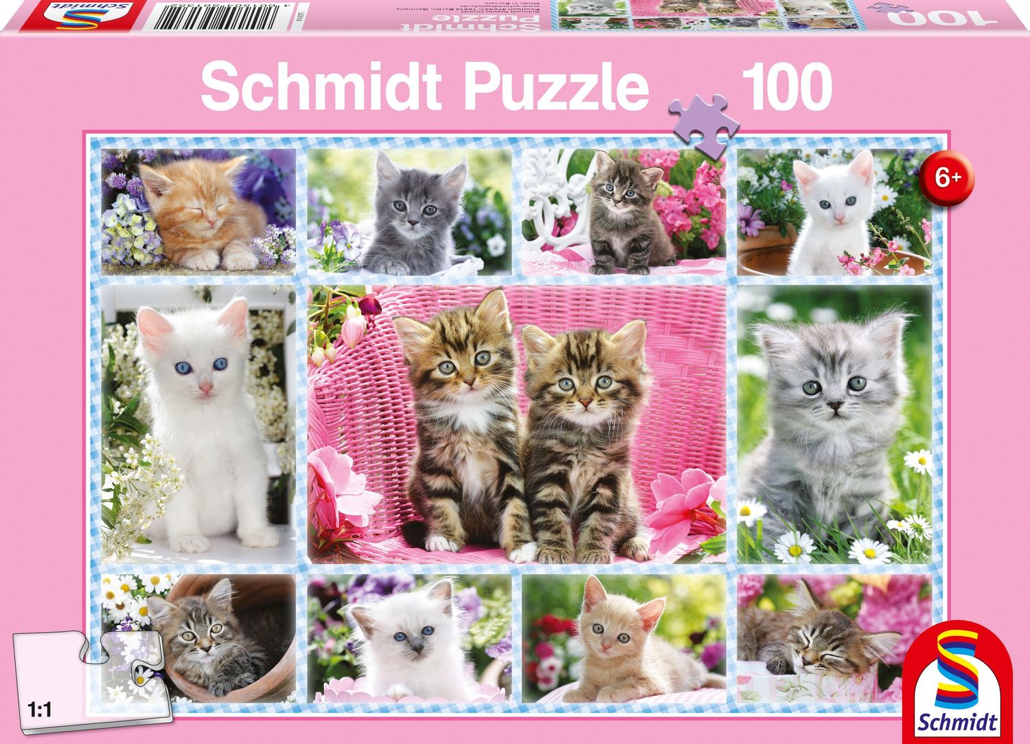 Katzenbabys 100 Teile Puzzle