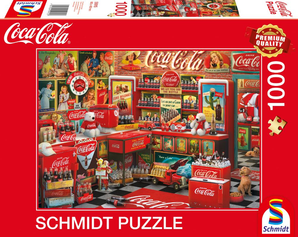 Coca Cola Puzzle Nostalgie Teile
