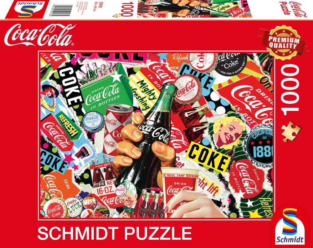 Coca Cola Puzzle Teile