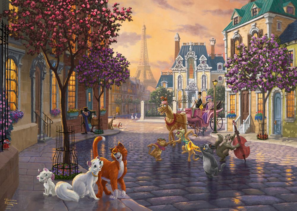 Disney Aristocats Puzzle Kinkade