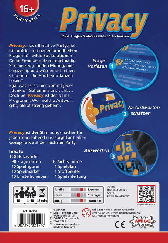 Amigo Privacy Refresh Familienspiel