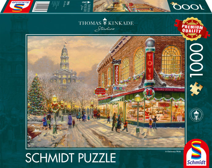 Kinkade Weihnachtswunsch Teile Puzzle