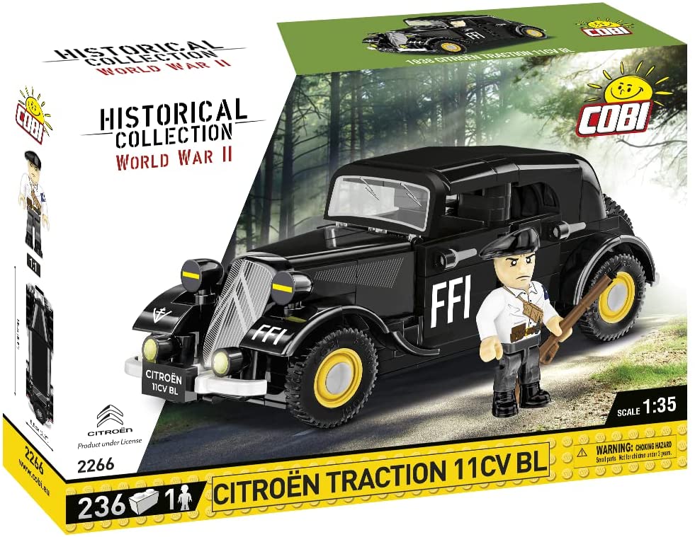 Cobi Citroen Traction Konstruktionsspielzeug WWII