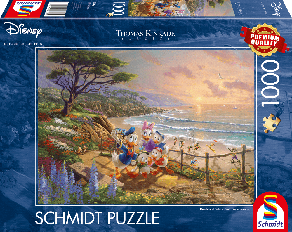 Disney Donald Daisy Duck Puzzle Kinkade