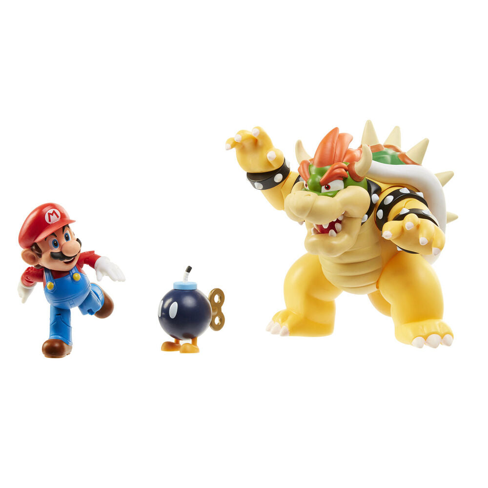 Nintendo Mario Figuren Bowser gegen