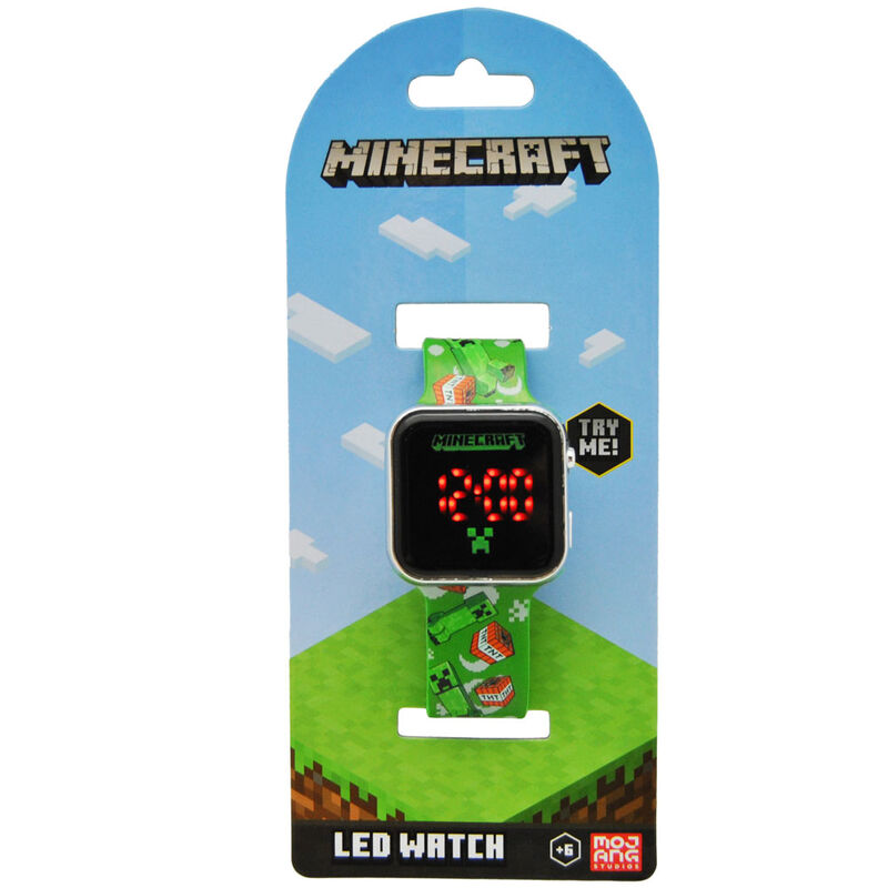 Minecraft LED Armbanduhr