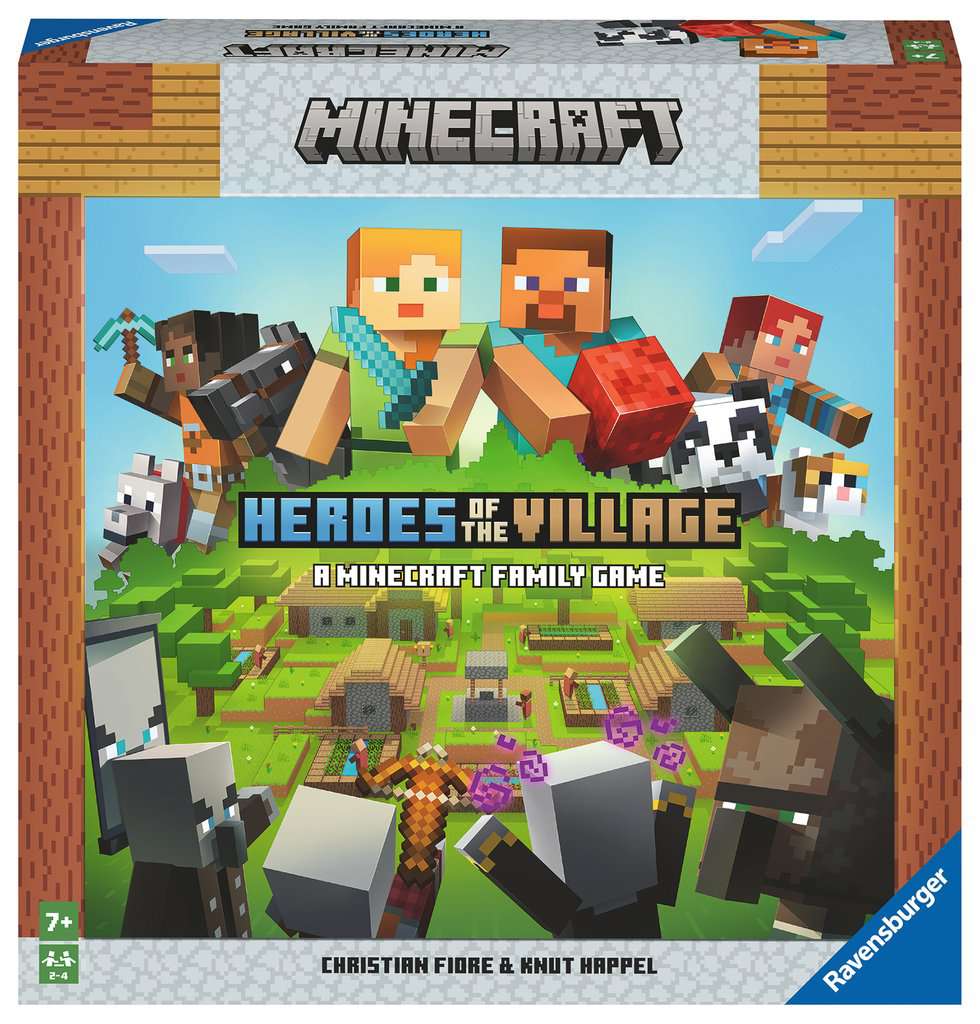 Minecraft Heroes Village Brettspiel