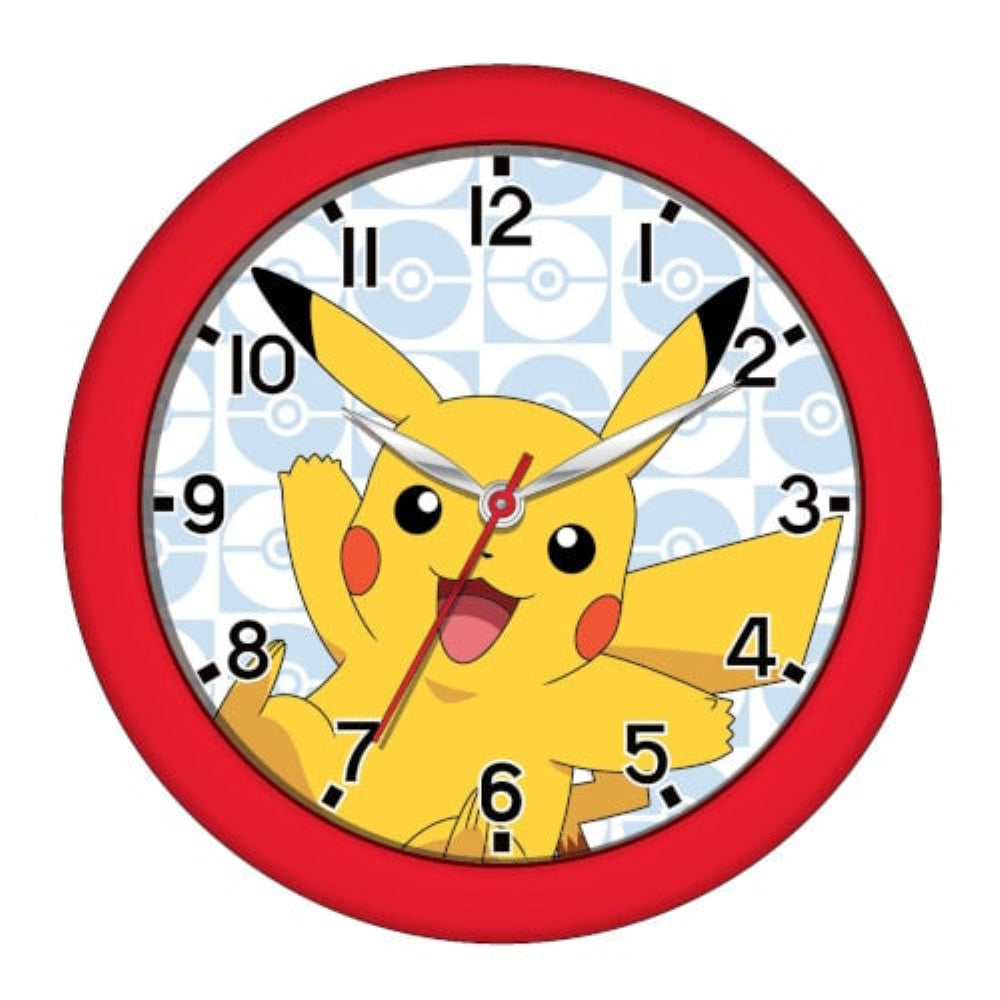 Pokemon Pikachu Wanduhr Kinder