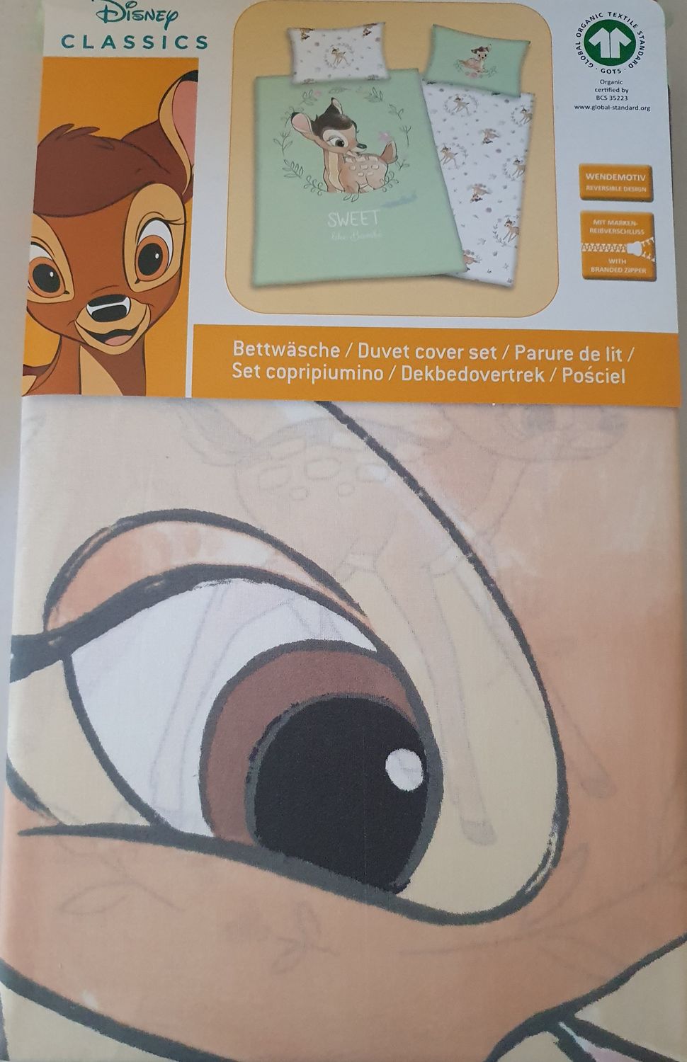 Disney Bambi Wendebettwäsche