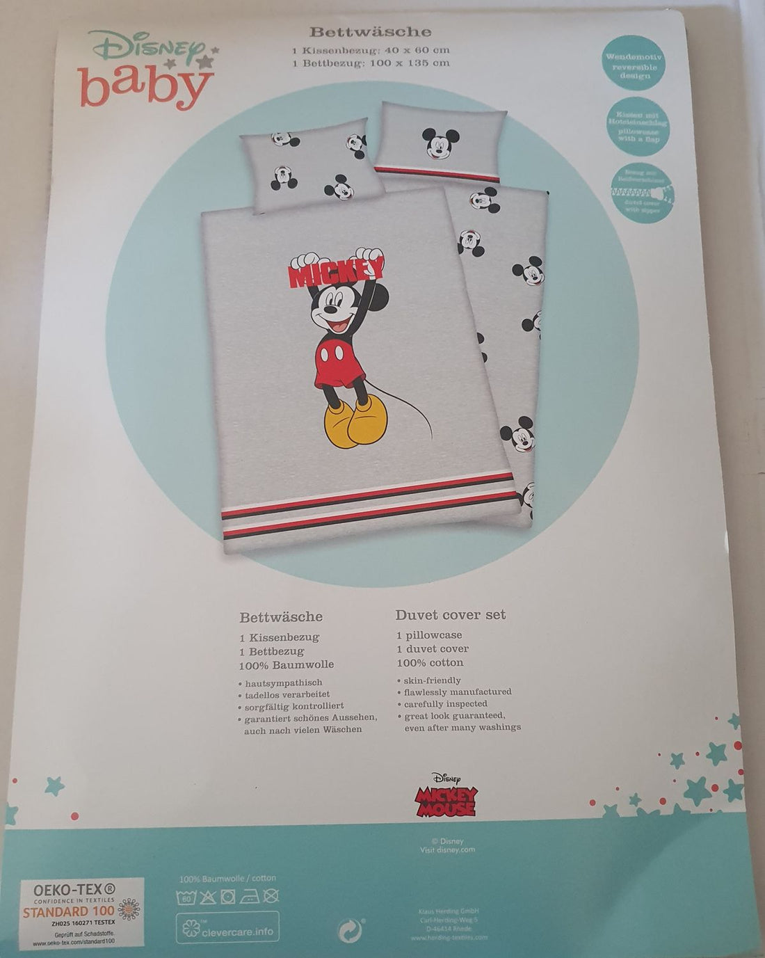 Disney Mickey Mouse Wendebettwaesche