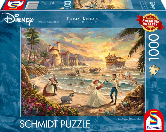 Disney Arielle Liebes Puzzle Kinkade