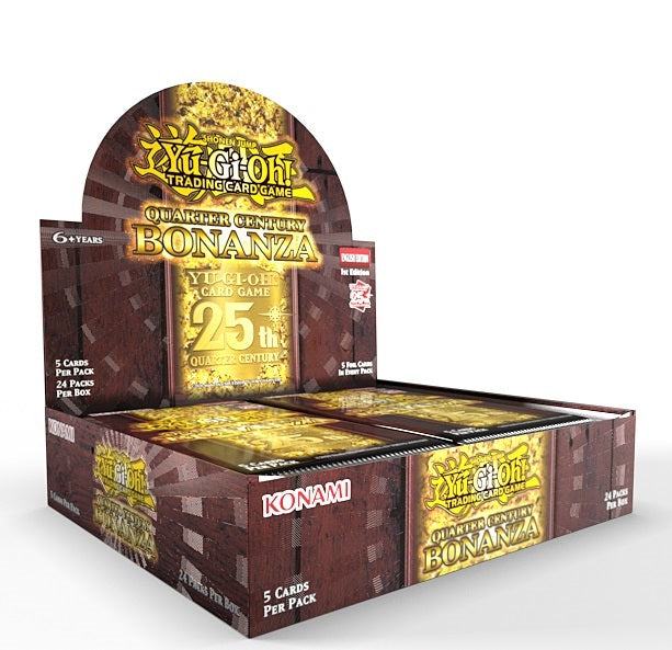 YuGiOh Quarter Century Bonanza Display