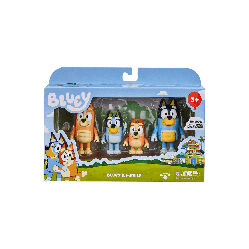 Bluey Familie Spielfiguren Sortiment