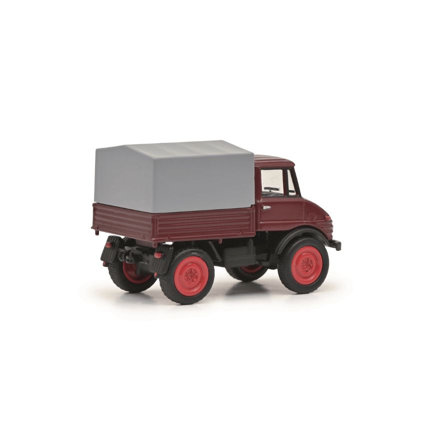Schuco 452660900 Unimog U406 rot, 1:87 Modellauto