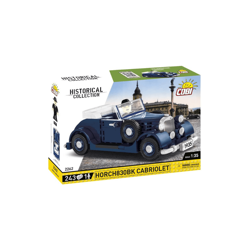 Cobi 2262 Konstruktionsspielzeug WWII: 1935 HORCH 930 Cabriolet