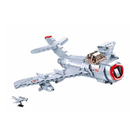 Sluban M38-B0983 Model Bricks Altes Russisches Kampfflugzeug