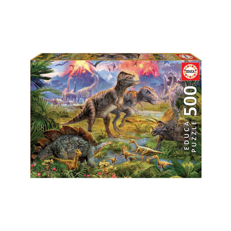 Educa Puzzle Dinosaurier Treffen Teile