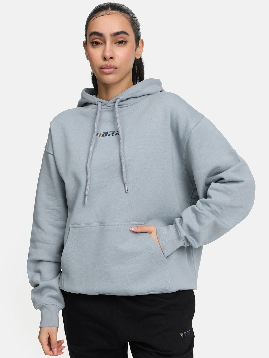 Premium Hoodie Grau - 4BRA