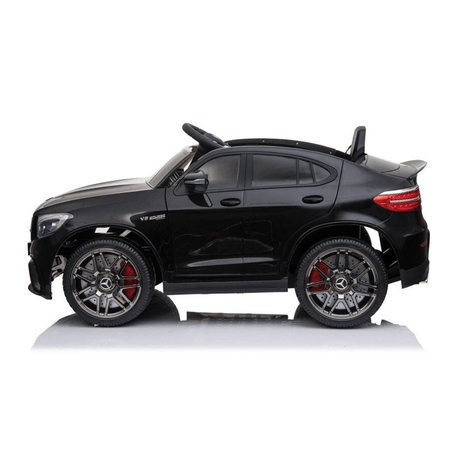 Mercedes GLC63S Elektro Kinderauto - 12V, Ledersitz, EVA - Schwarz