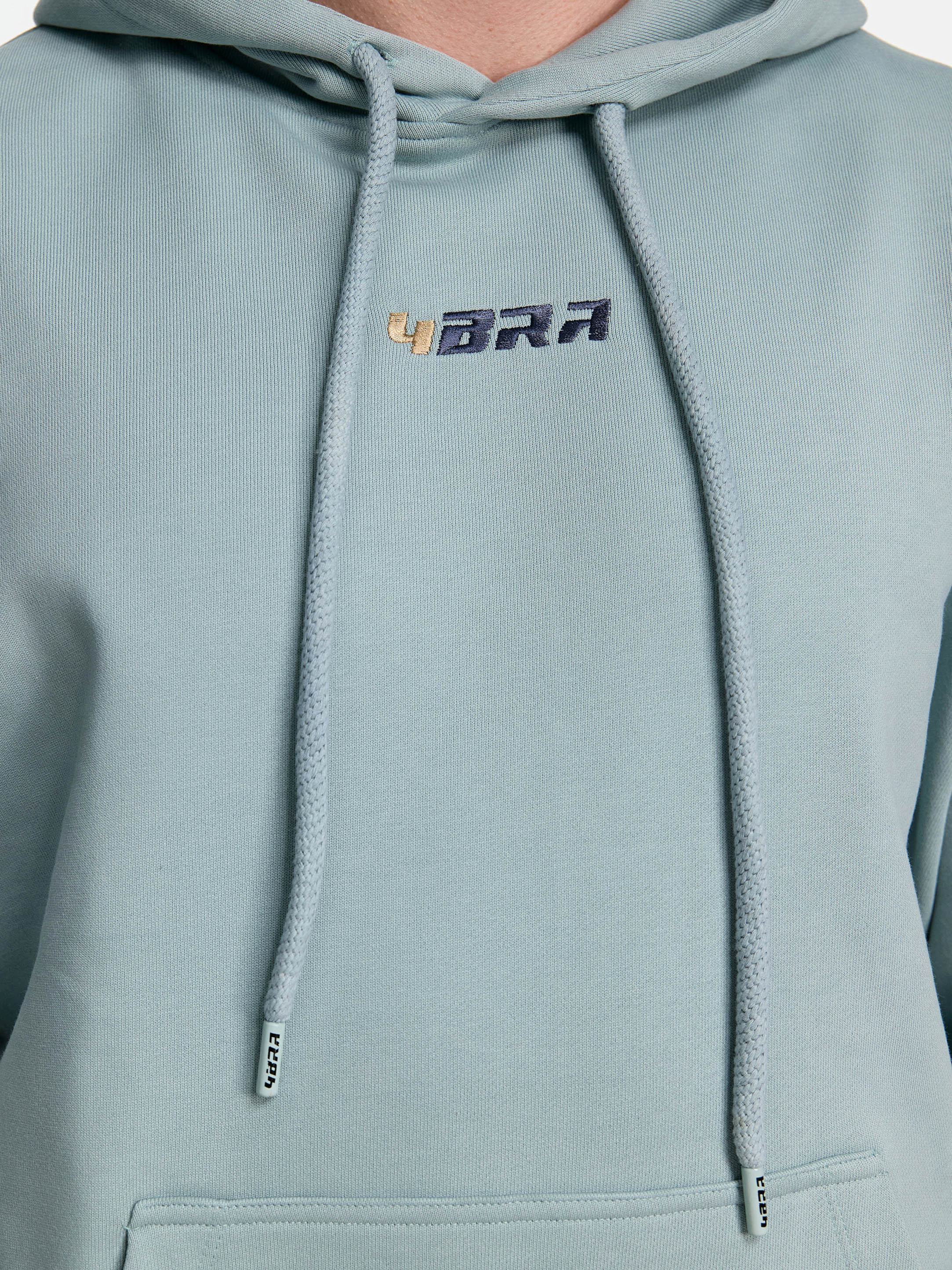 Premium Hoodie in Mint Ansicht Vorne mit Logo