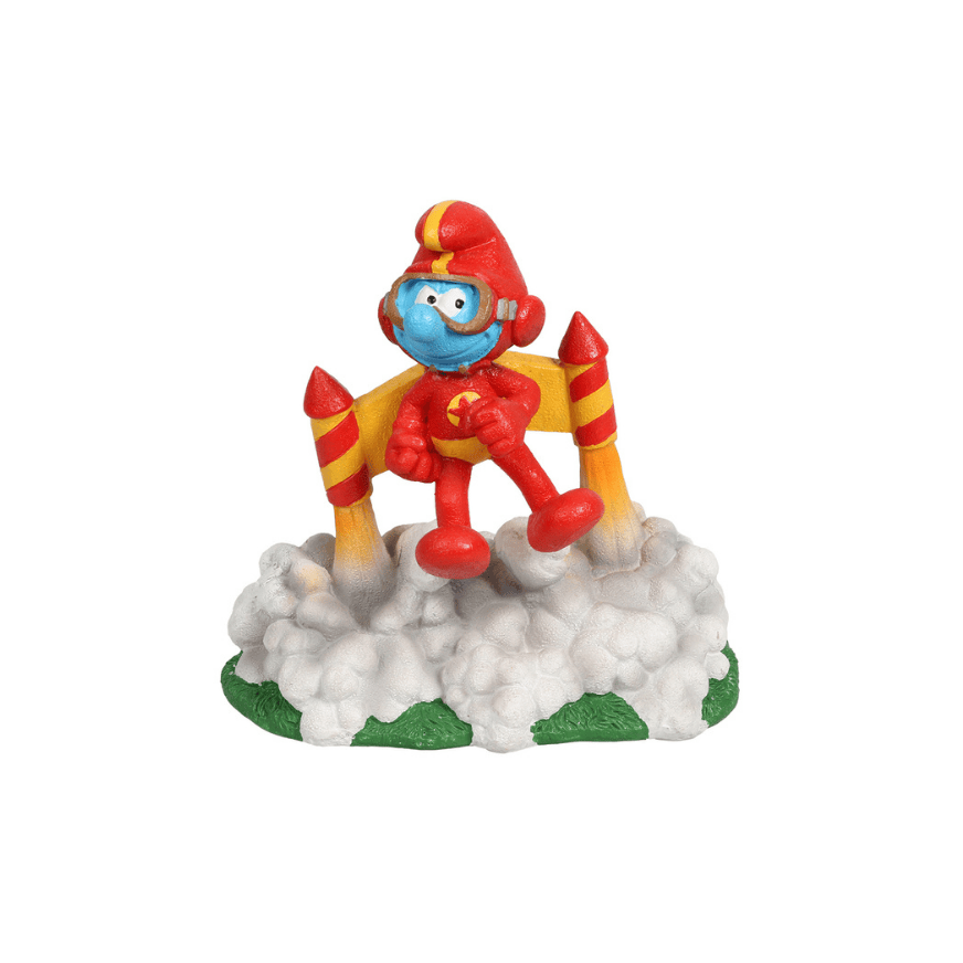 Schlumpf Jetpack Figur