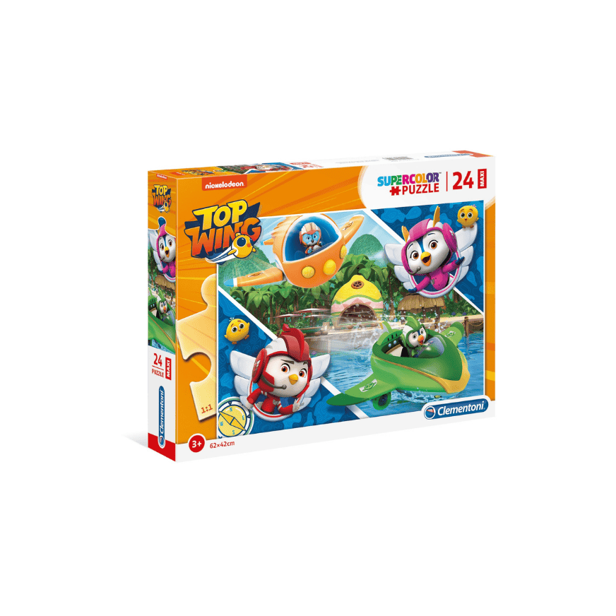 Clementoni 28514 Top Wing 24 Teile Maxi Puzzle Supercolor
