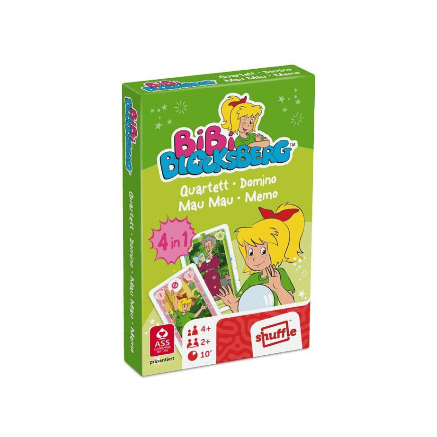 ASS Altenburger 22505220 Bibi Blocksberg: Quartett 4 in 1