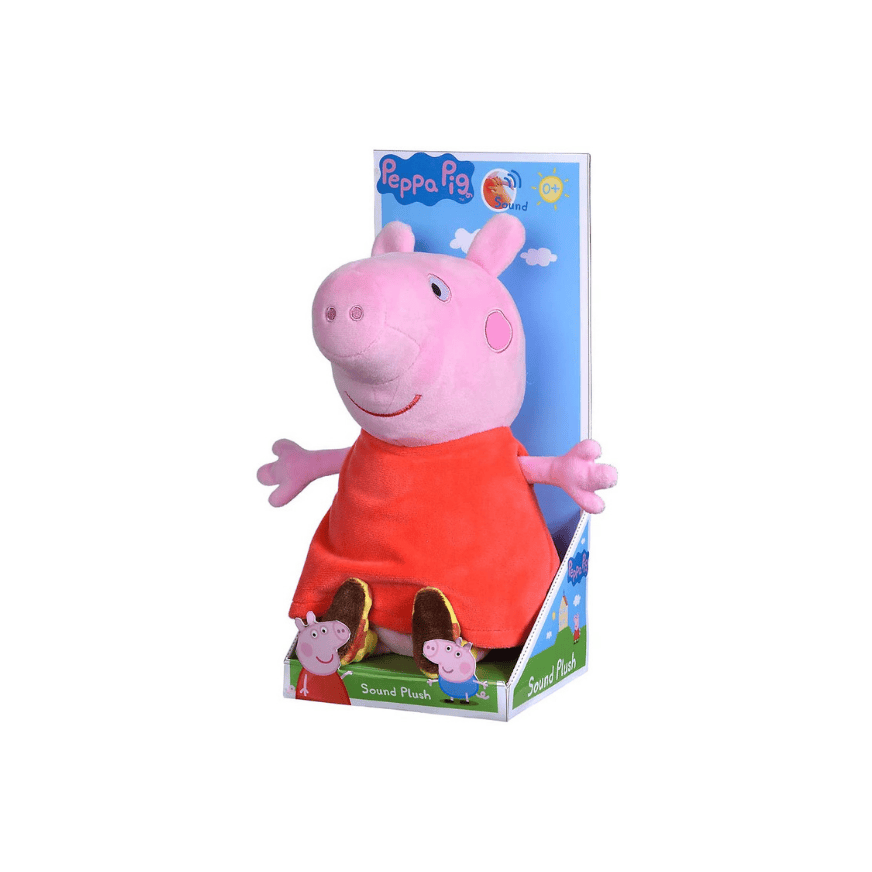 Simba 109261009 Peppa Pig: Plüschfigur Peppa mit Sound