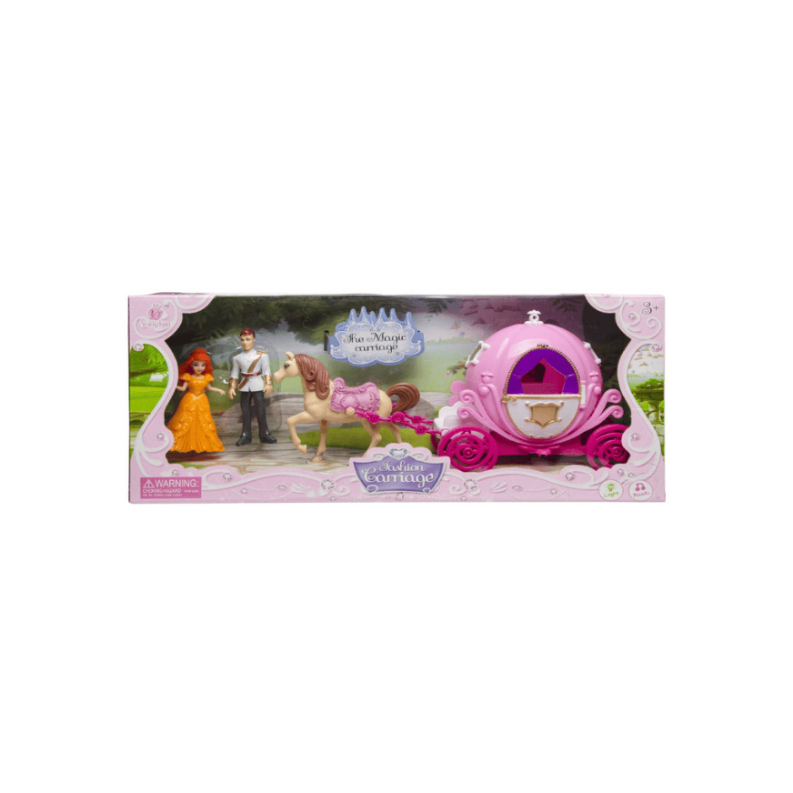 Märchen Kutsche mit 2 Figuren