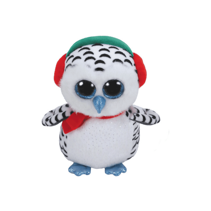 Ty Plüsch Glubschis Beanie Boos Nester Schneeeule 24 cm