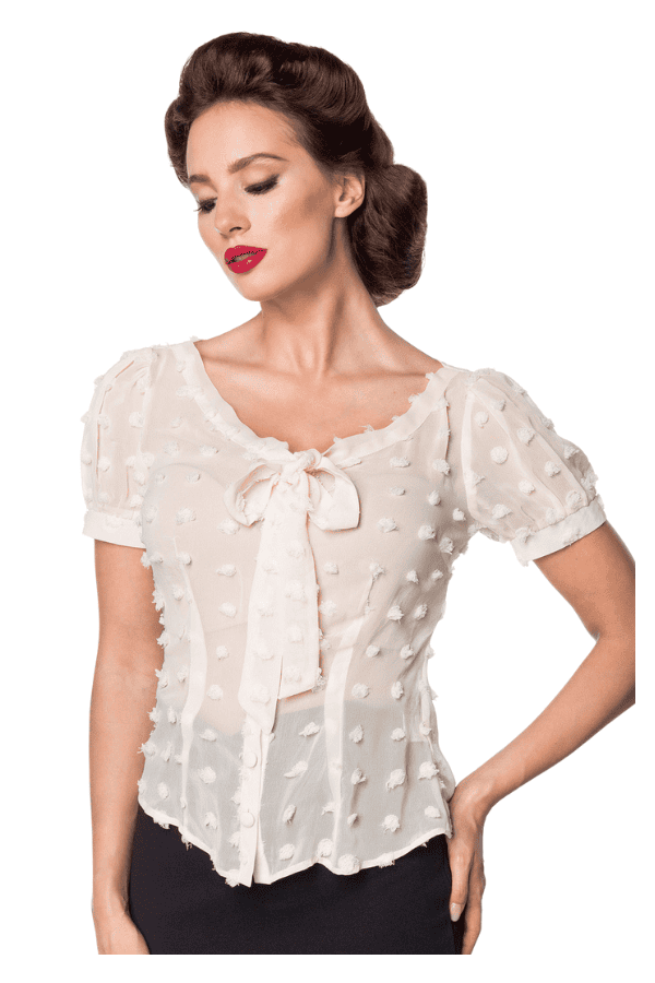 Vintage Schluppenbluse
