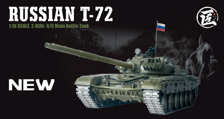 RC Panzer T-72 Heng Long 1:16 PRO