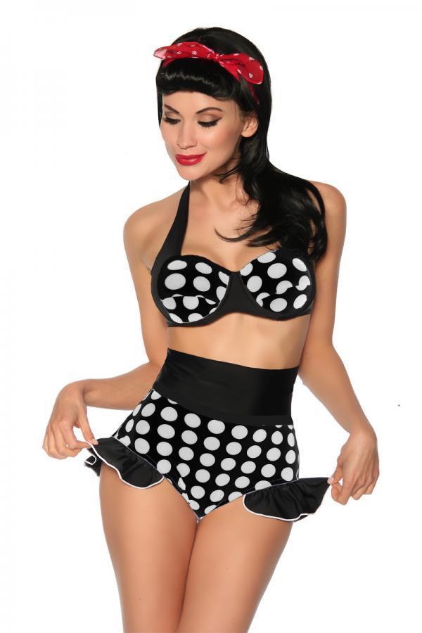 Vintage Push Up Bikini - Perfekter Halt &amp; Dekolleté