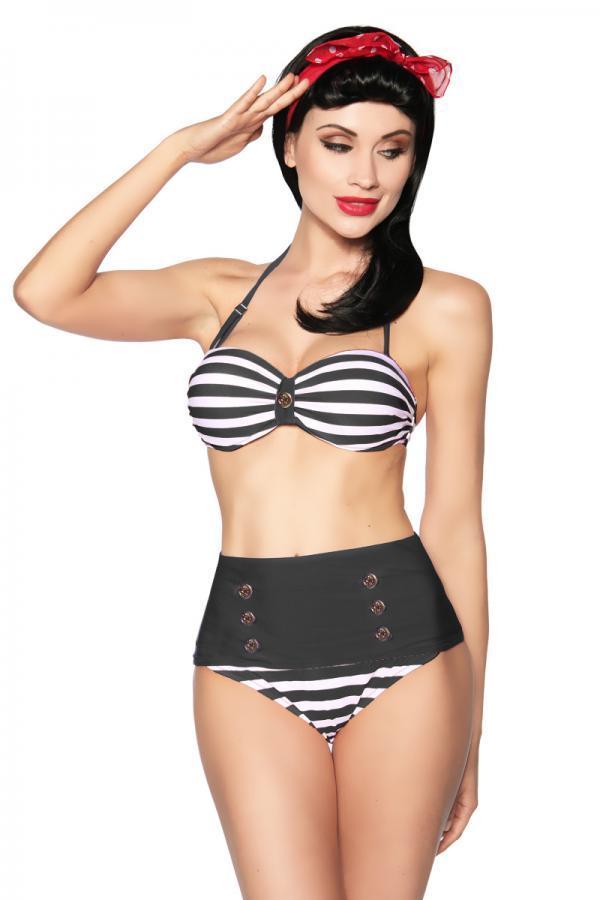 Vintage-Bandeau-Bikini