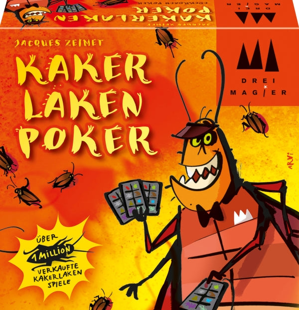 Kakerlakenpoker Kartenspiel Drei Magier