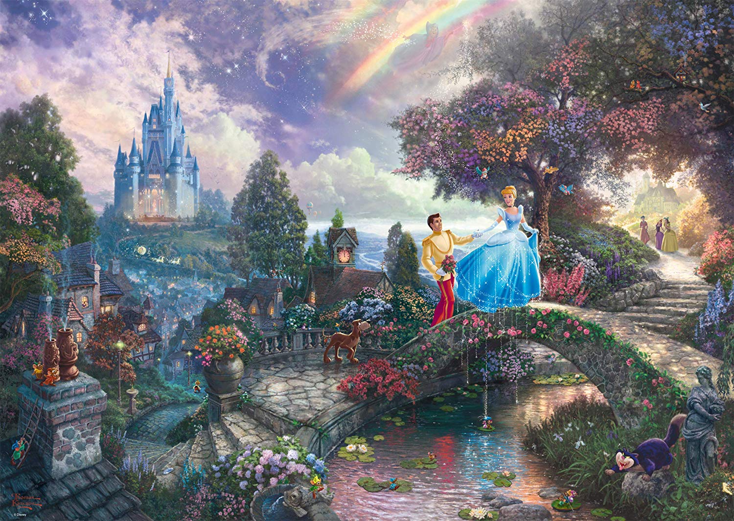 Disney Cinderella Puzzle Kinkade