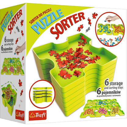 Puzzle Sortierer sechs Boxen