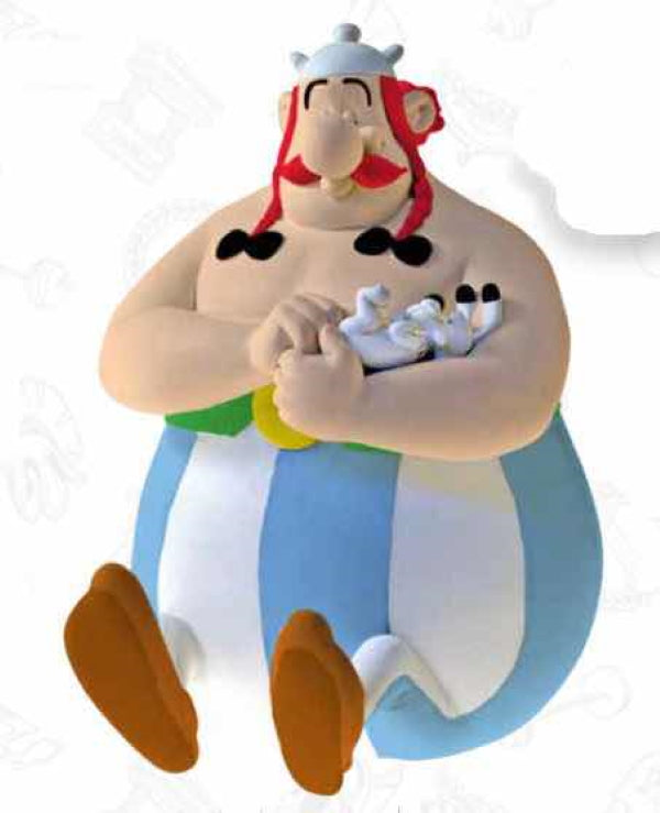 Chibi Obelix Idefix Spardose