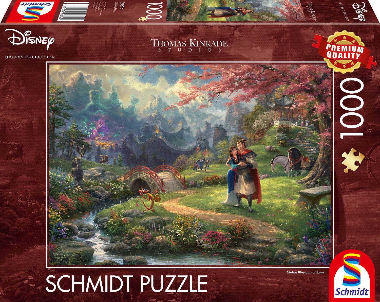 Disney Mulan Puzzle Kinkade