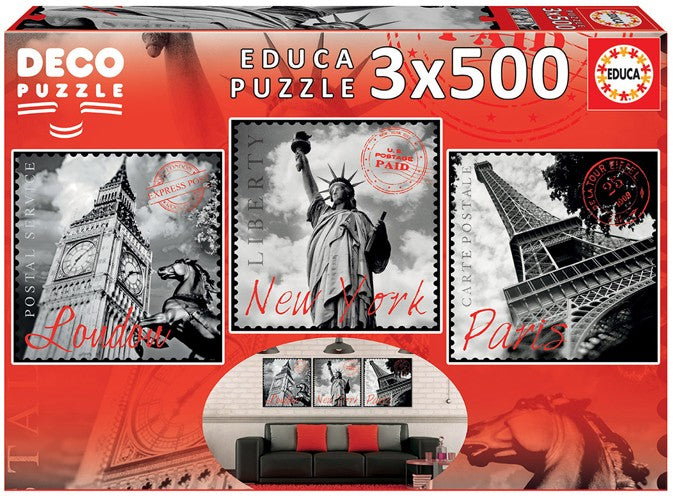 Educa Puzzle Big Cities Deco