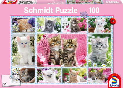 Katzenbabys 100 Teile Puzzle