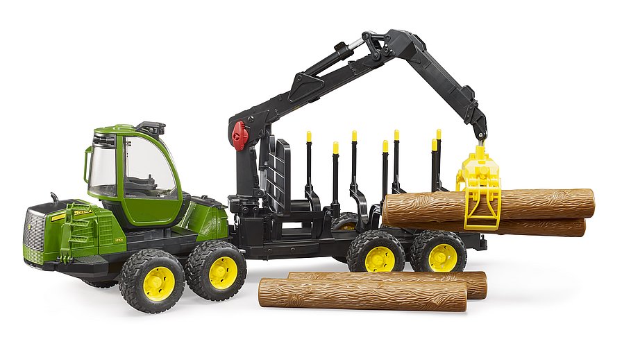Bruder John Deere Rückezug Holzgreifer