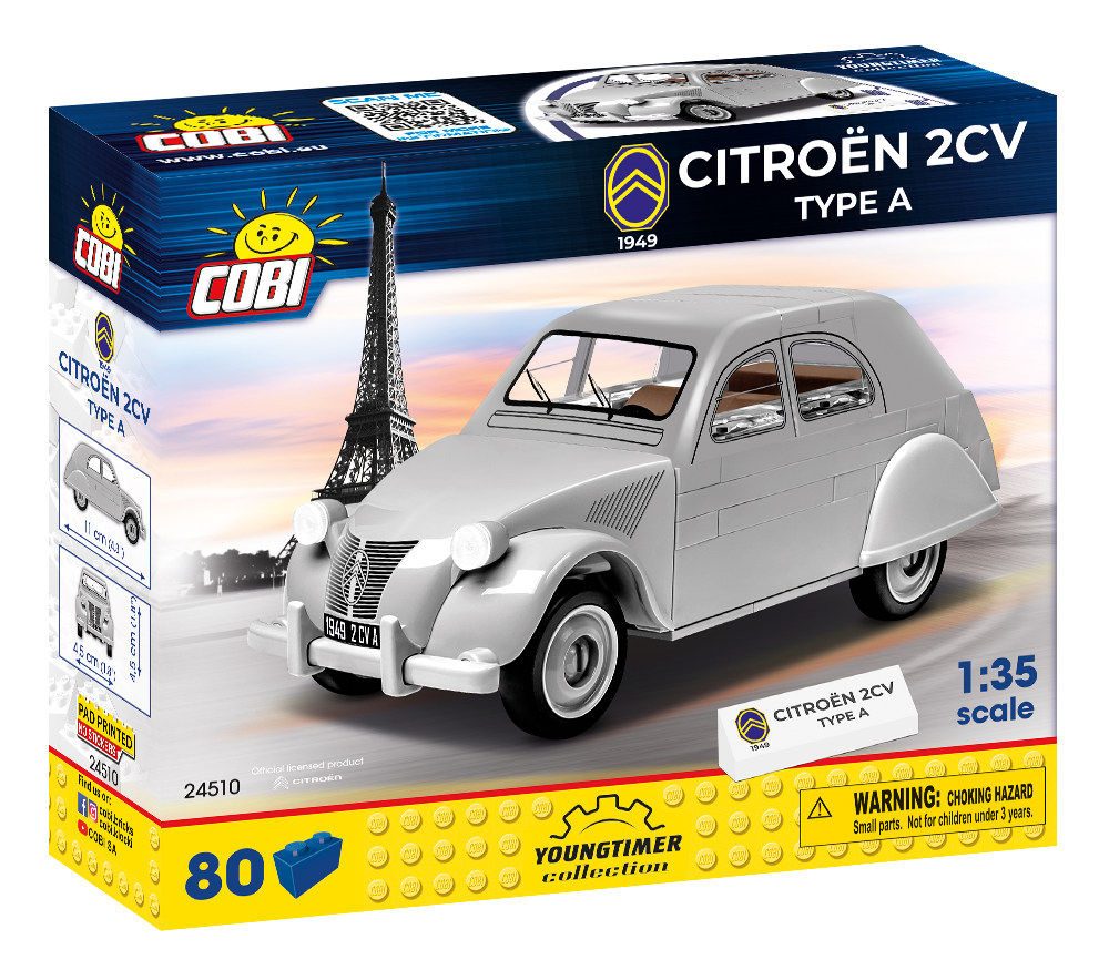 Cobi Konstruktionsspielzeug Citroen 2CV Type