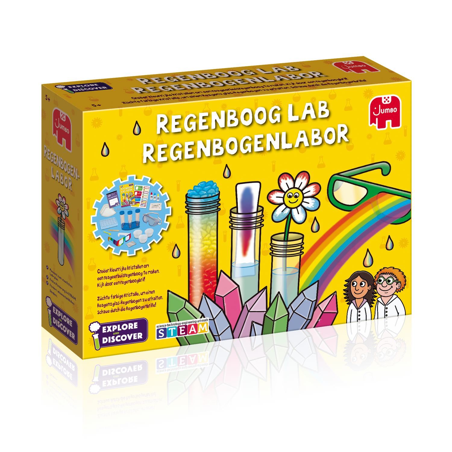 Jumbo Spiele 70033 Regenbogenlabor