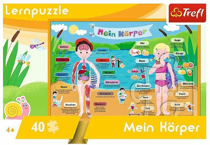 Lernpuzzle Körper 40 Teile Deutsch